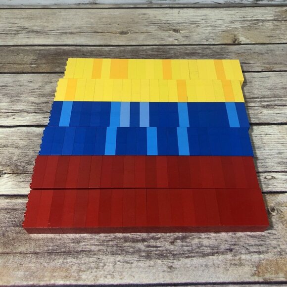 LEGO 2x4 Bricks Blocks Assorted Mix Basic Bulk Lot Red Yellow Blue 60 Pieces - Picture 2 of 6